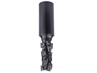 DP Nutschaftfräser "Konstantin® - MINI Schrupp" Z2+2, D=25mm, NL=64.9mm, GL=125mm, S=25mm, R
