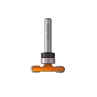 HW Holzfussbodenfräser Z2, D=31.75mm, NL=6.35mm, PT=9.5mm, GL=47.6mm, S=6.35mm