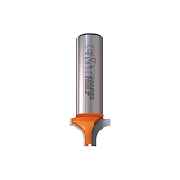 HW Profilabrundfräser, D=19mm, D1=6.4mm, R=6.4mm, NL=13mm, GL=51mm, Profil B, S=12mm