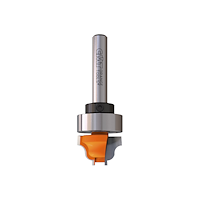 HW Profilfräser mit Anlauflager schaftseitig, D=28.6mm, R=4mm, NL=13.3mm, GL=58mm, Profil D, S=12.7mm