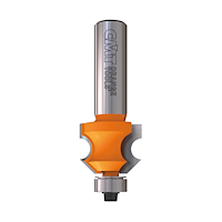 HW Fräser f. Holzverkleidungen, D=23.8mm, R=4mm, NL=19.05mm, GL=67.7mm, A=45°, S=12mm