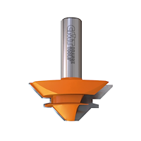 HW Eckverbindungsfräser, D=50.8mm, NL=22.2mm, GL=60.3mm, PT=9.5-19mm, A=45°, S=12mm