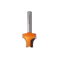 HW Spezialfräser, D=22mm, NL=19mm, GL=50.8mm, R=10mm, Profil B, S=6.35mm