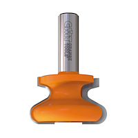 HW Griffmuldenfräser, D=38.1mm, D1=17mm, PT=18mm, NL=20.7mm, R=6mm, R1=1.8mm, GL=61.8mm, S=12.7mm