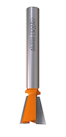 HW Zinkenfräser 9°, Z2, D=9.5mm, NL=9.5mm, GL=52.5mm, S=6mm