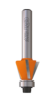 HW Bündig- Fasefräser 22°, Z3, D=17.5mm, NL=9.5mm, GL=51mm, S=6.35mm, R