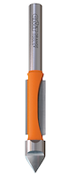 HW Kopier-Bündigfräser Z1, D=8.0mm, NL=19mm, GL=64mm, S=8mm, R