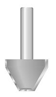 HW Fasefräser 45°, Z2, D=41mm, NL=14mm, GL=62mm, S=12mm, R