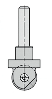WPL Hohlkehlfräser R6.35, Z1, D=12.7mm, NL=6.35mm, GL=52mm, S=6mm, R