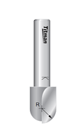 HW Hohlkehlfräser R5, Z1, D=10mm, NL=16mm, GL=51mm, S=8mm, R