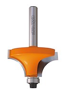 HW Viertelstabfräser R3.2 mit Kugellager, D=19.1mm, NL=12.7mm, S=8mm, R