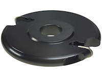 WPL Hohlkehlfräser R4-R5, Z2, D=135mm, ND=125mm, SB=8-10mm, BO=30mm, P=R4, R
