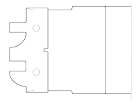 WPL Möbeltür-Konterkombifräser, D=145mm, ND=125mm, HD=24.5mm, B=30mm, Z2, R