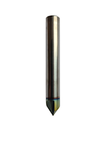 VHM Schriftenfräser 90° DIAcoat+, D=0.1/8mm, NL=4mm, GL=55mm, S=8mm, Z2, R